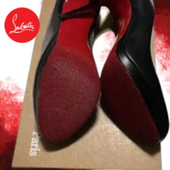 Christian Louboutin Filo 120 Black Size 39 - Picture 3 of 5